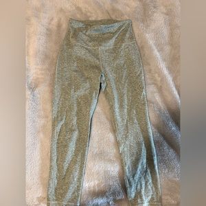 Marled green 7/8 leggings